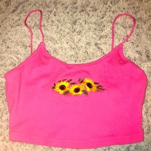 Daisy crop top